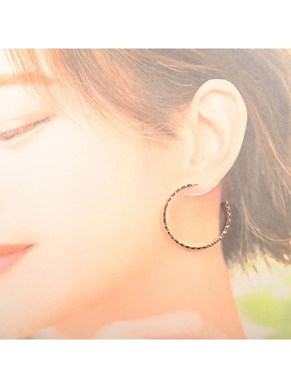Chanel Earrings Coco Crush Hoop